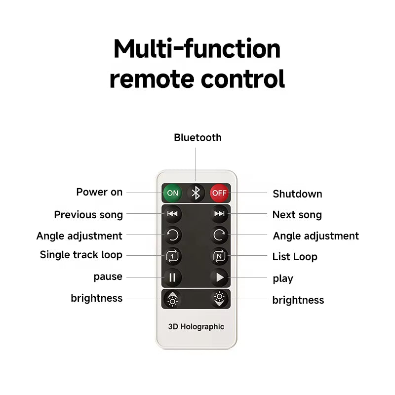 11CM Mini 3D Hologram Fan Ultra Clear High Resolution Holographic Projector Display for Advertising Digital Signage Billboard