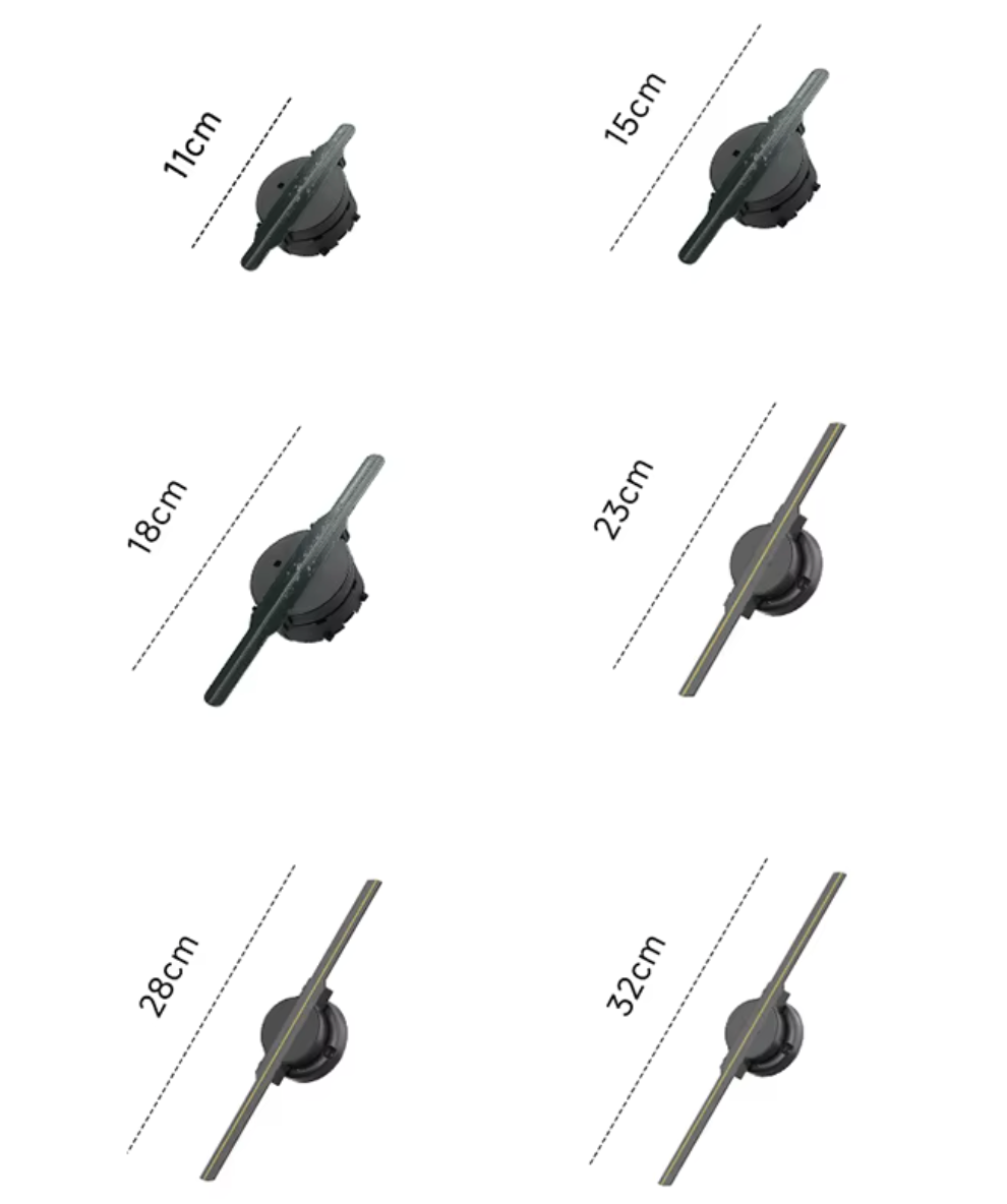 Holographic mini fan